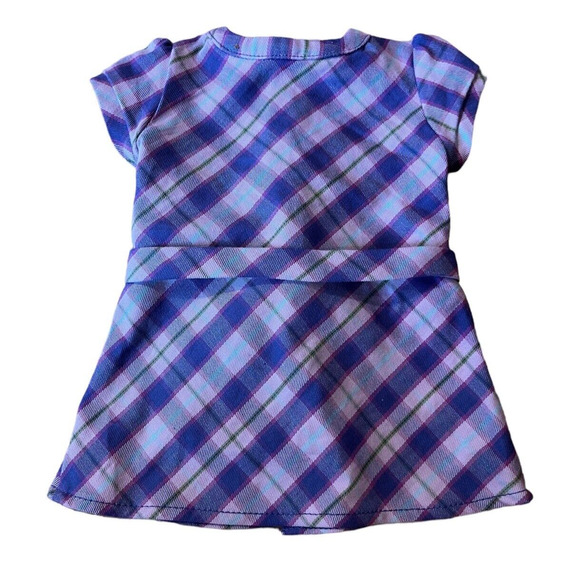 AMERICAN GIRL DOLL PRETTY & PLAID DRESS OUTFIT, HAT & TIGHTS Pleasant Co. - Picture 3 of 11